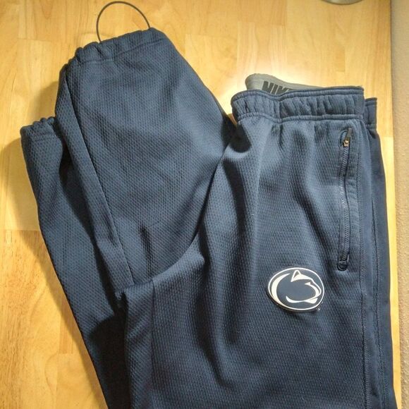 Vintage Nike Therma-Fit Penn State University Sweat Pants Joggers Trainers - Picture 1 of 11